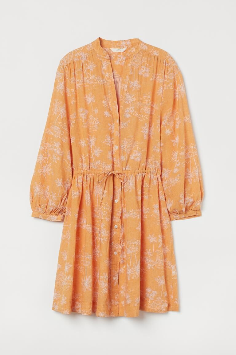 Linen Cotton Dress, $35