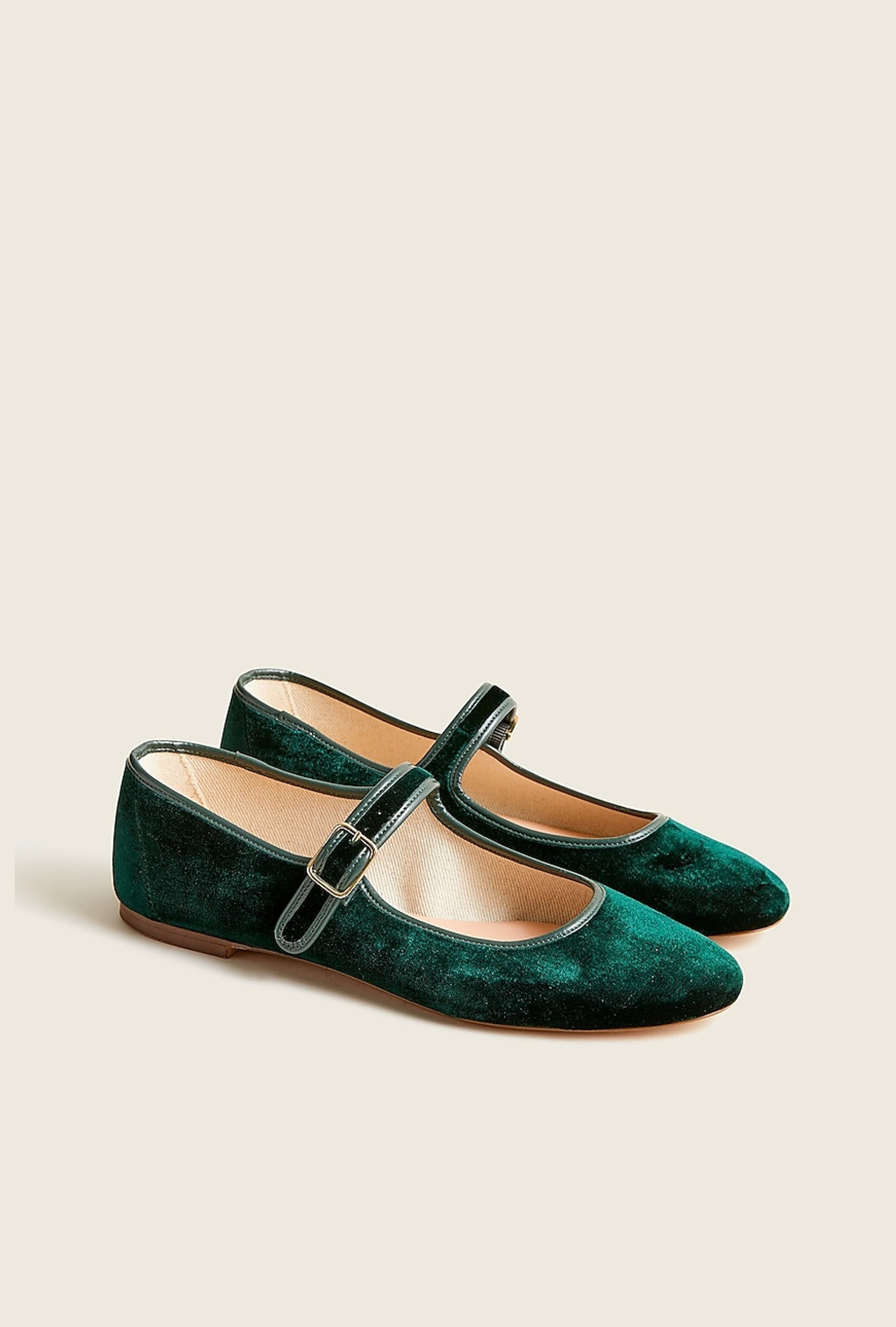 Velvet Mary Janes