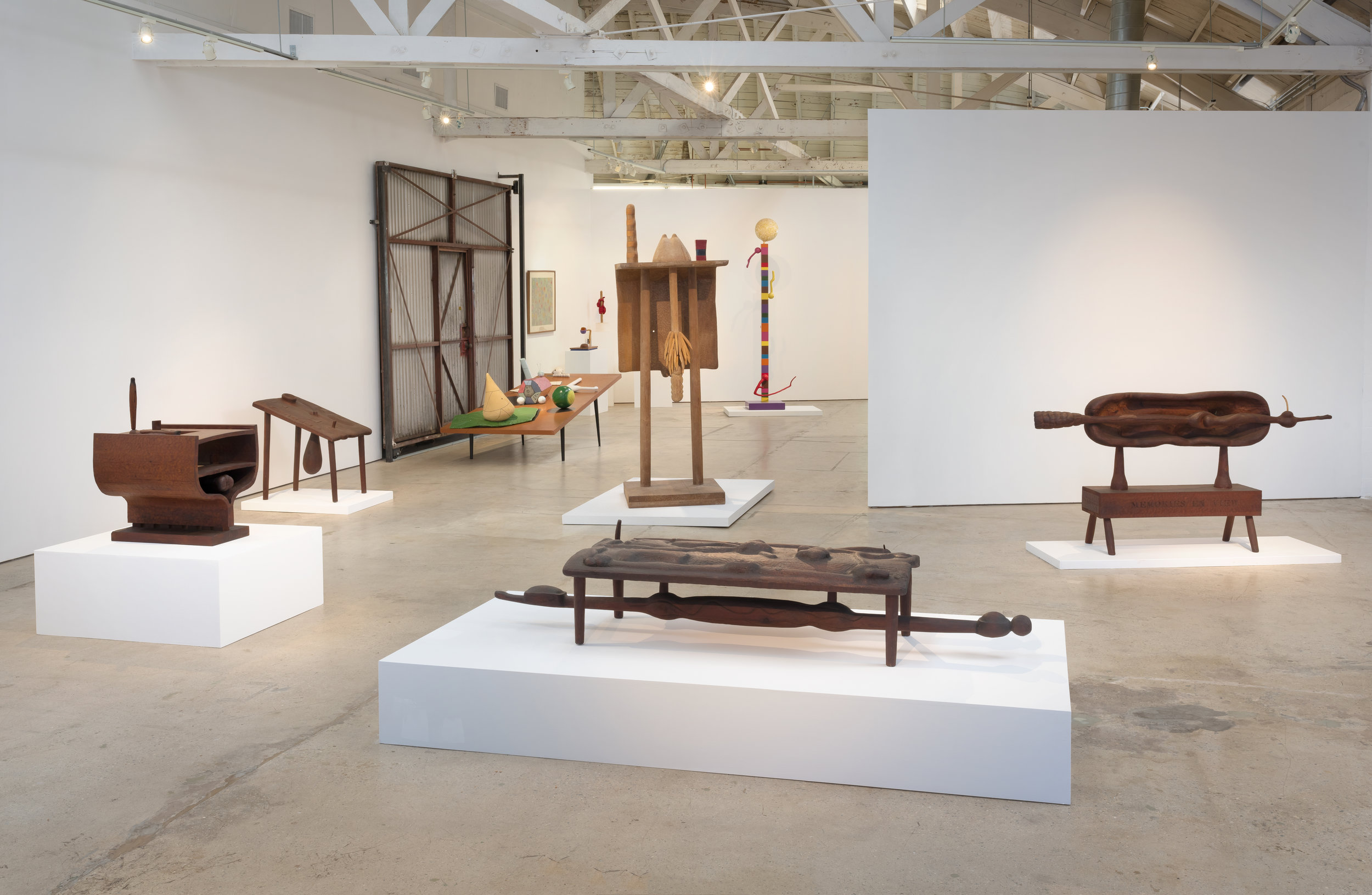 Installation view, Jeremy Anderson “Taking the World Apart is Easy, It is Getting it Back Together in an Acceptable Form that is Difficult,” the Landing, 2017