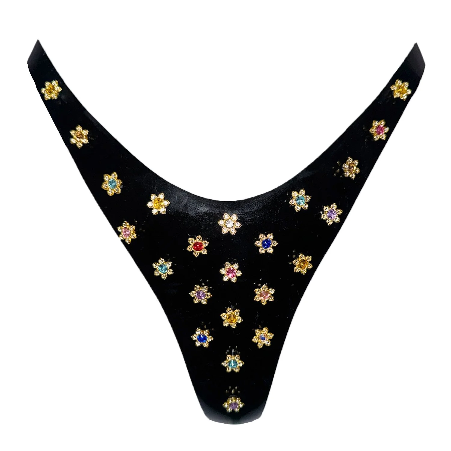Diamante Latex G-String