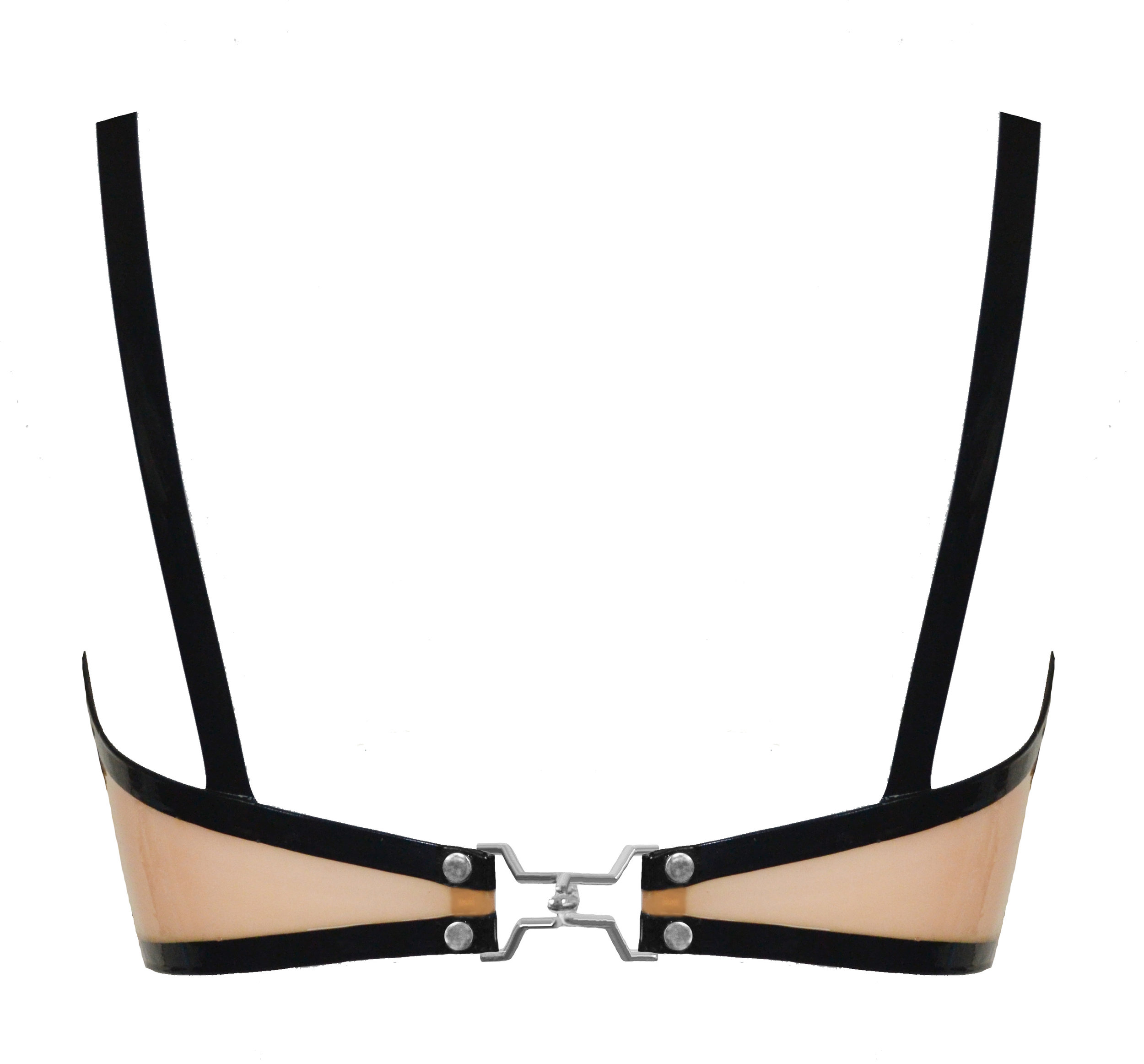 Maia Quarter Cup Bra Black — ELISSA POPPY