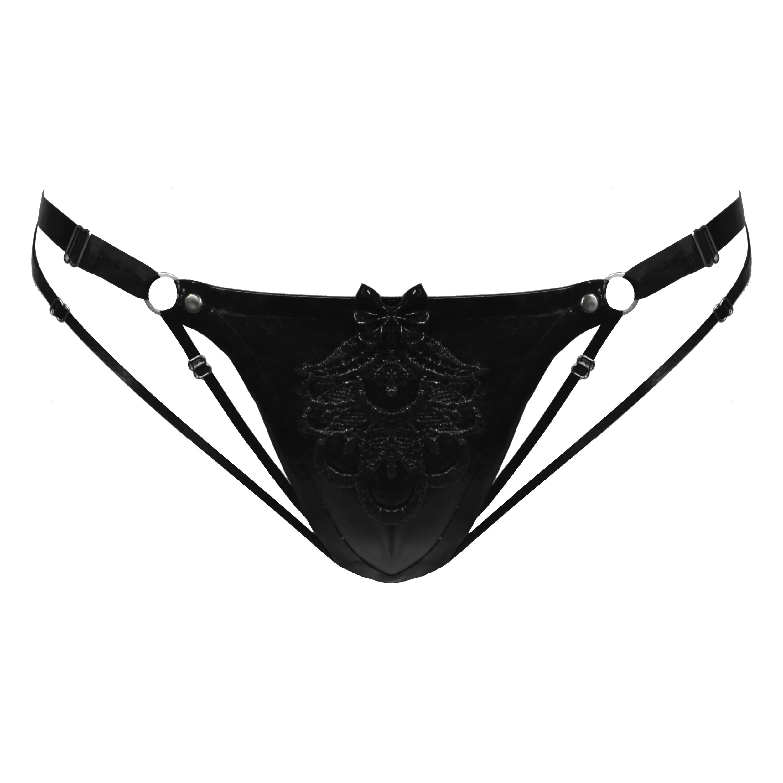 Hecate String Knicker Black