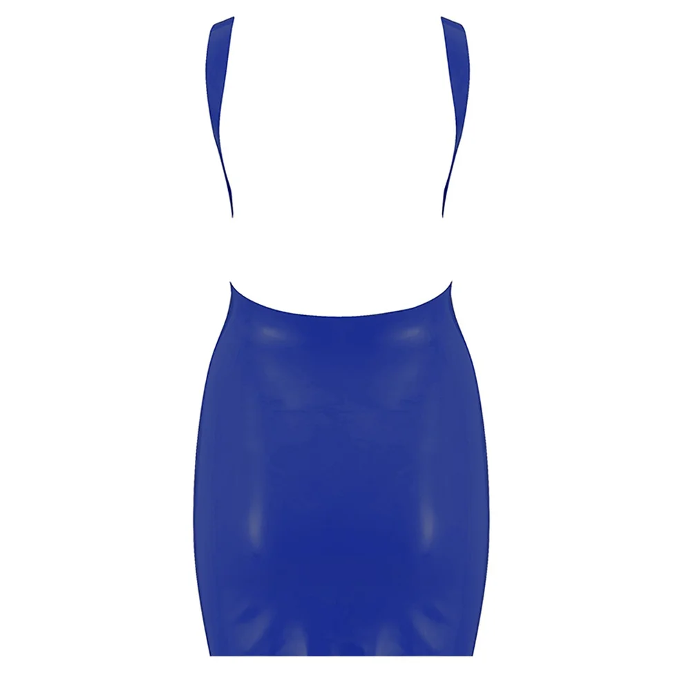 Latex Backless Mini Dress ELISSA POPPY Latex Backless Mini Dress ELISSA POPPY