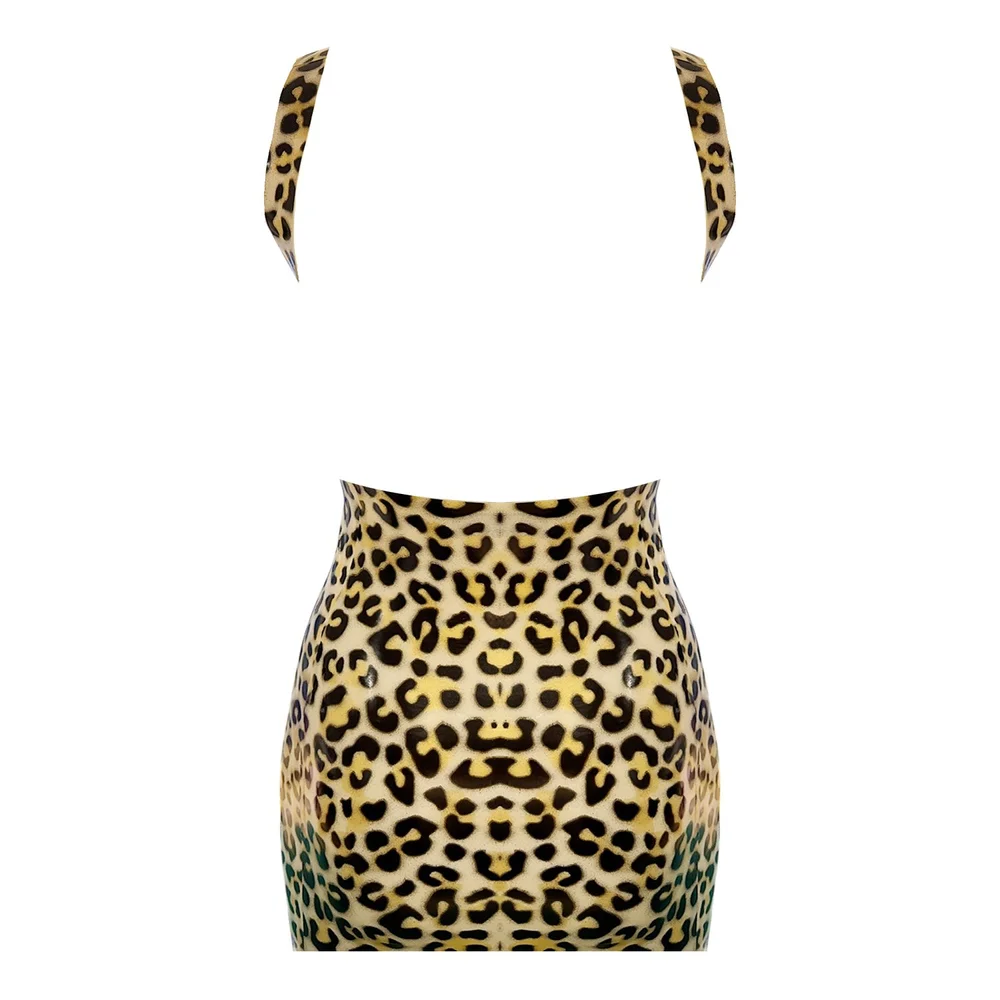 jewelry for backless dress Samara Halterneck Mini Dress