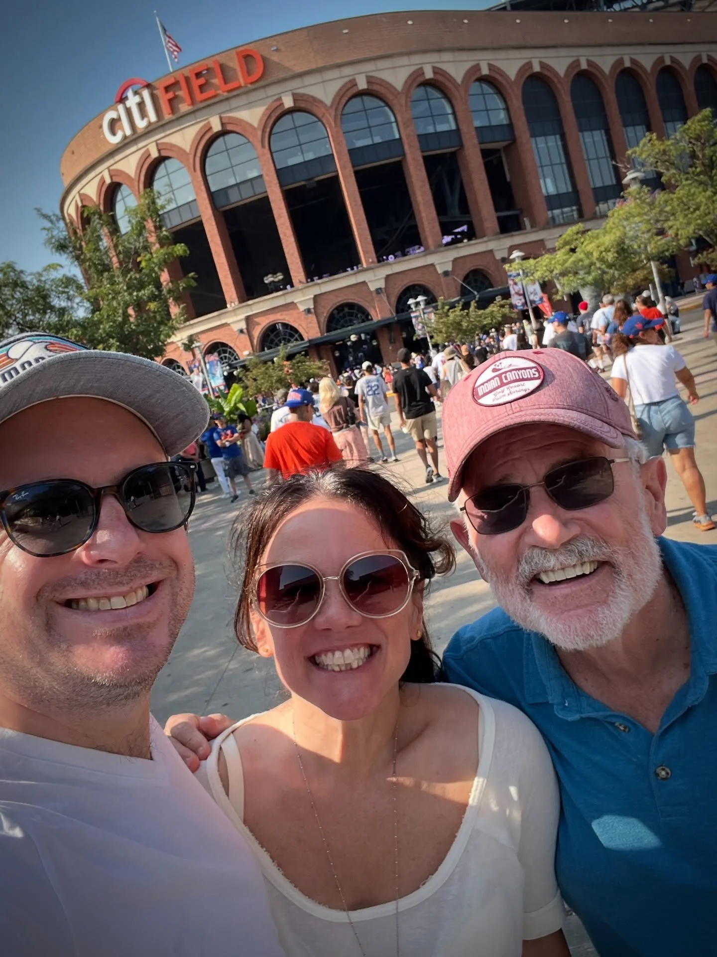 Bday wknd baseball &amp; coney with the hoozband and the pops
