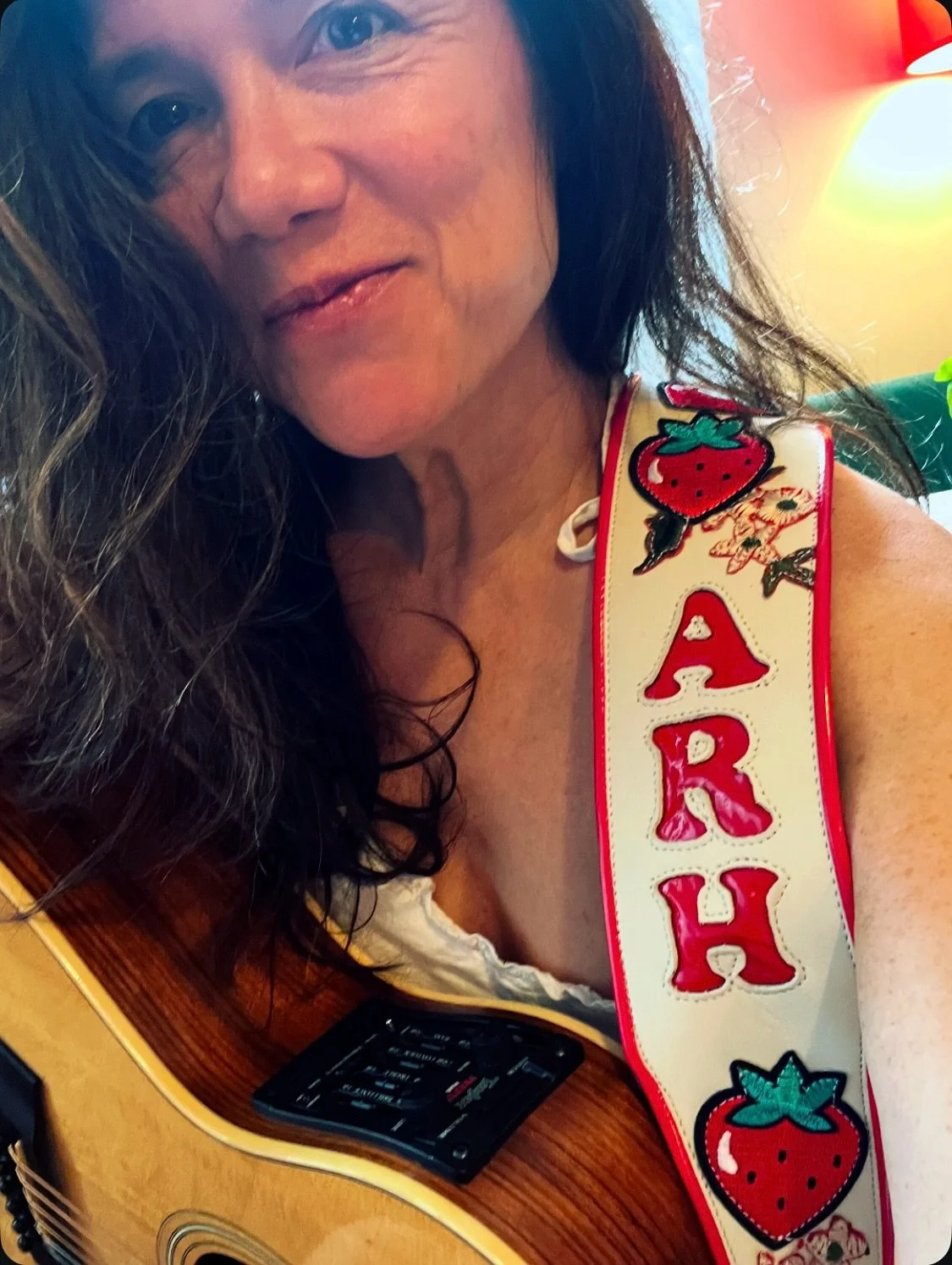 Thank you to everyone for the birthday wishes yesterday and to @jefflitman for continuing to keep me on brand!! &hearts;️🍓&hearts;️

Come see me break in this shiny new red strap in next Saturday 4PM at @mamatriedbk!!