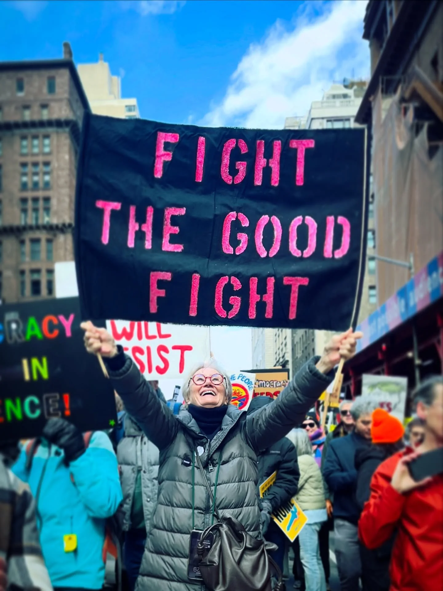 As usual, despite the anger that brought us all together, the #nokingsdayprotest was full of joy and music. As well clever signs (of course) and lots of color! I&rsquo;m so disappointed (what an understatement) in the state of things at the moment&md