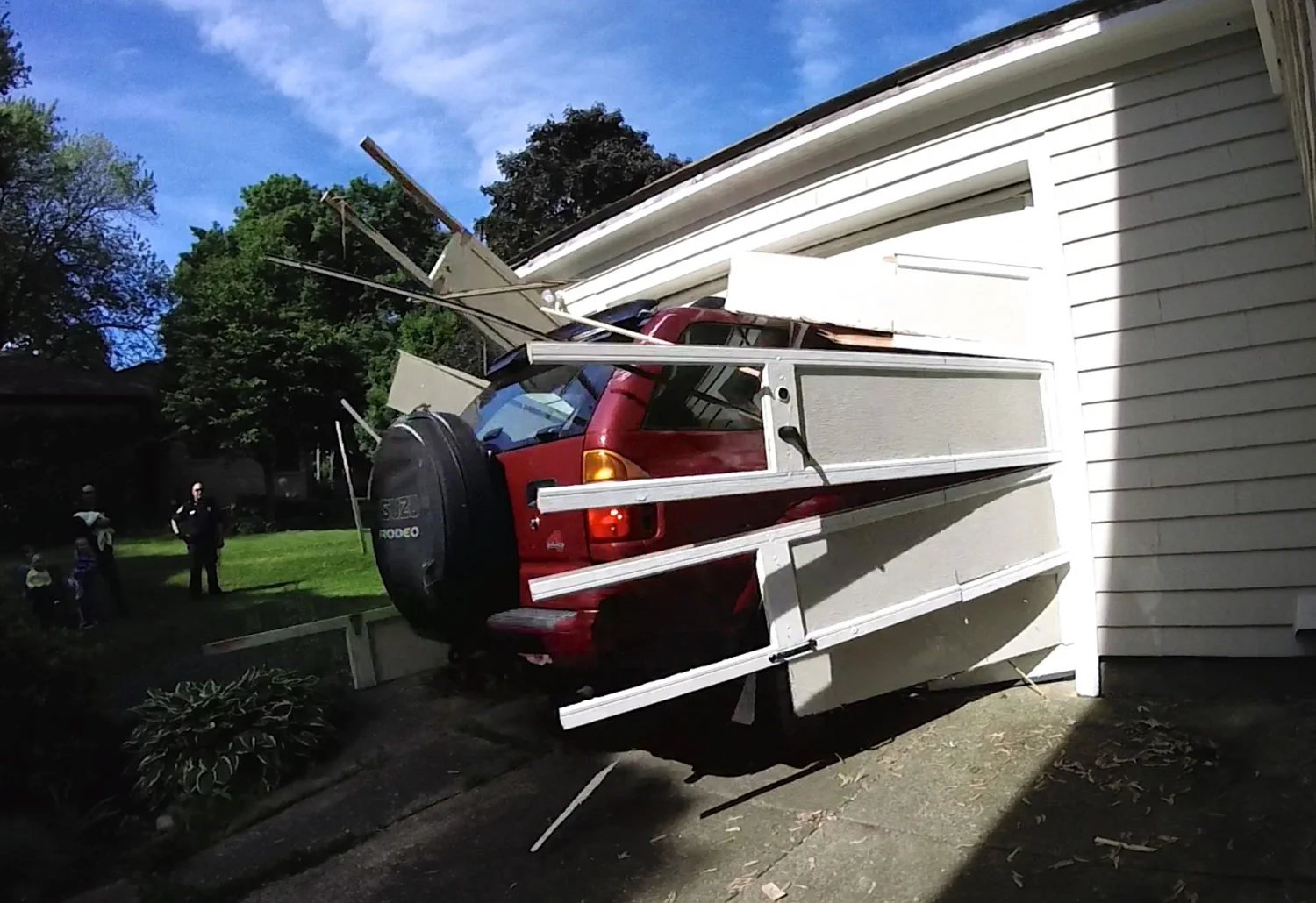Oops...I destroyed my garage door!