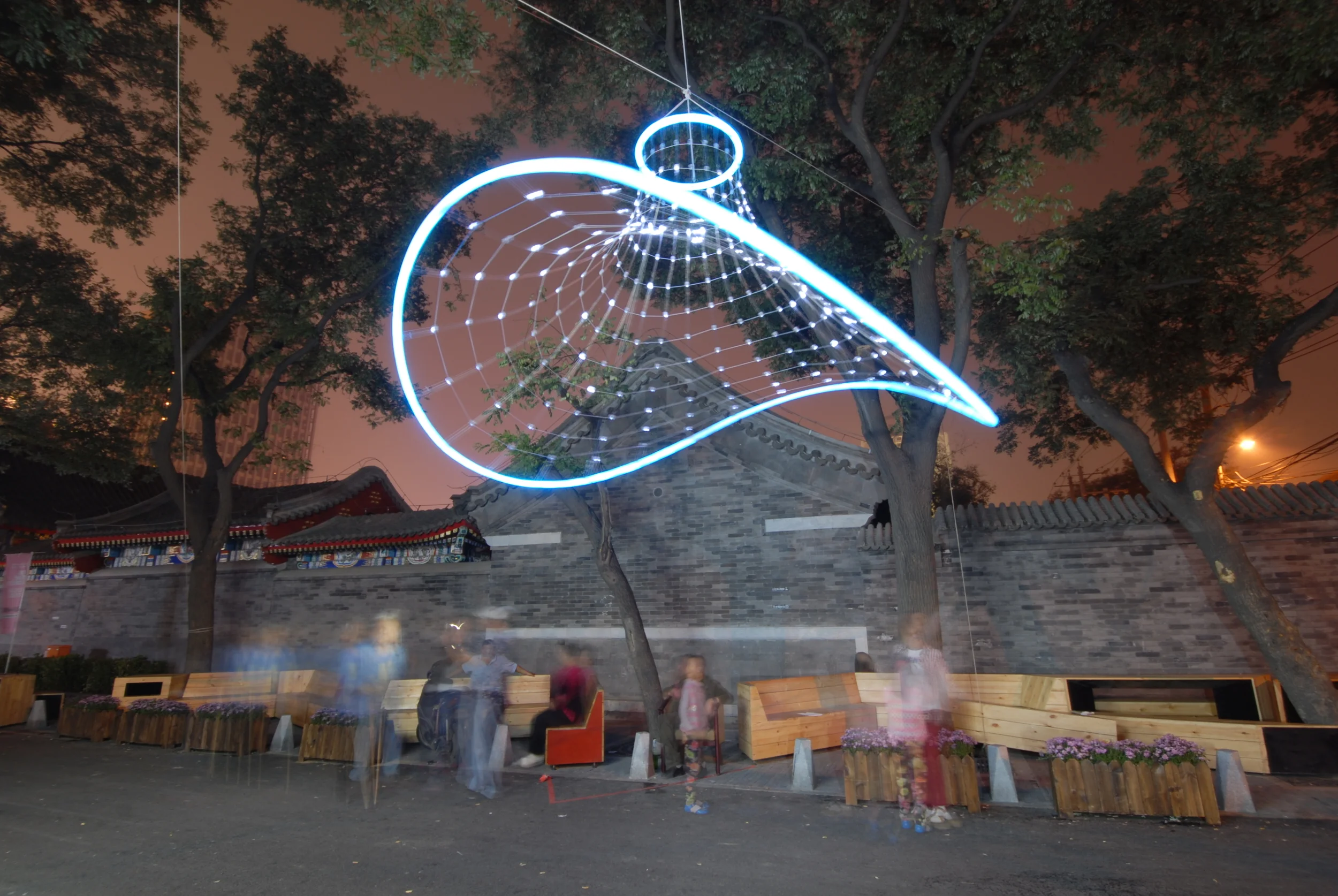 ResoNet at public viewing 共鸣网公众互动