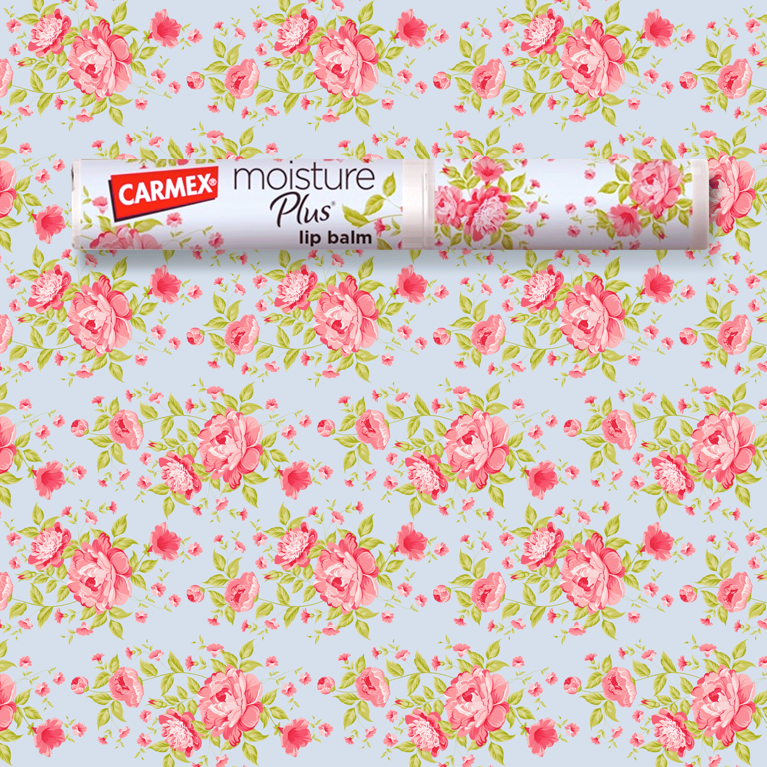 New outfit. New Carmex Moisture Plus. Available in four fashionable patterns, there's one for every style. Individually sold at Walmart checkouts.