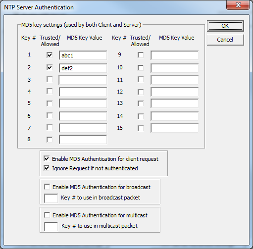 MD5 Authentication for NTP Servers — Masterclock, Inc.