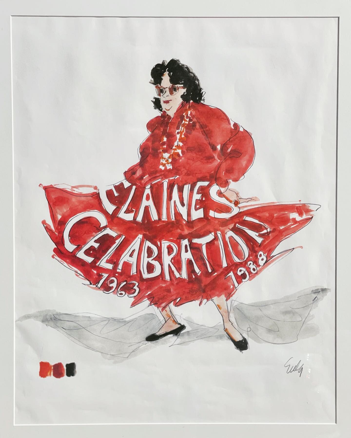 Joe Eula &bull; Framed 25th Anniversary of Elaine&rsquo;s Restaurant Poster &bull; 29&rdquo; x 34&rdquo; &bull; $350 
&bull;
&bull;
&bull;
&bull;
#elainesrestaurant #elainekaufman #nyc #nyceats #nycrestaurants #vintagenyc #nycinstitution #nyclandmark