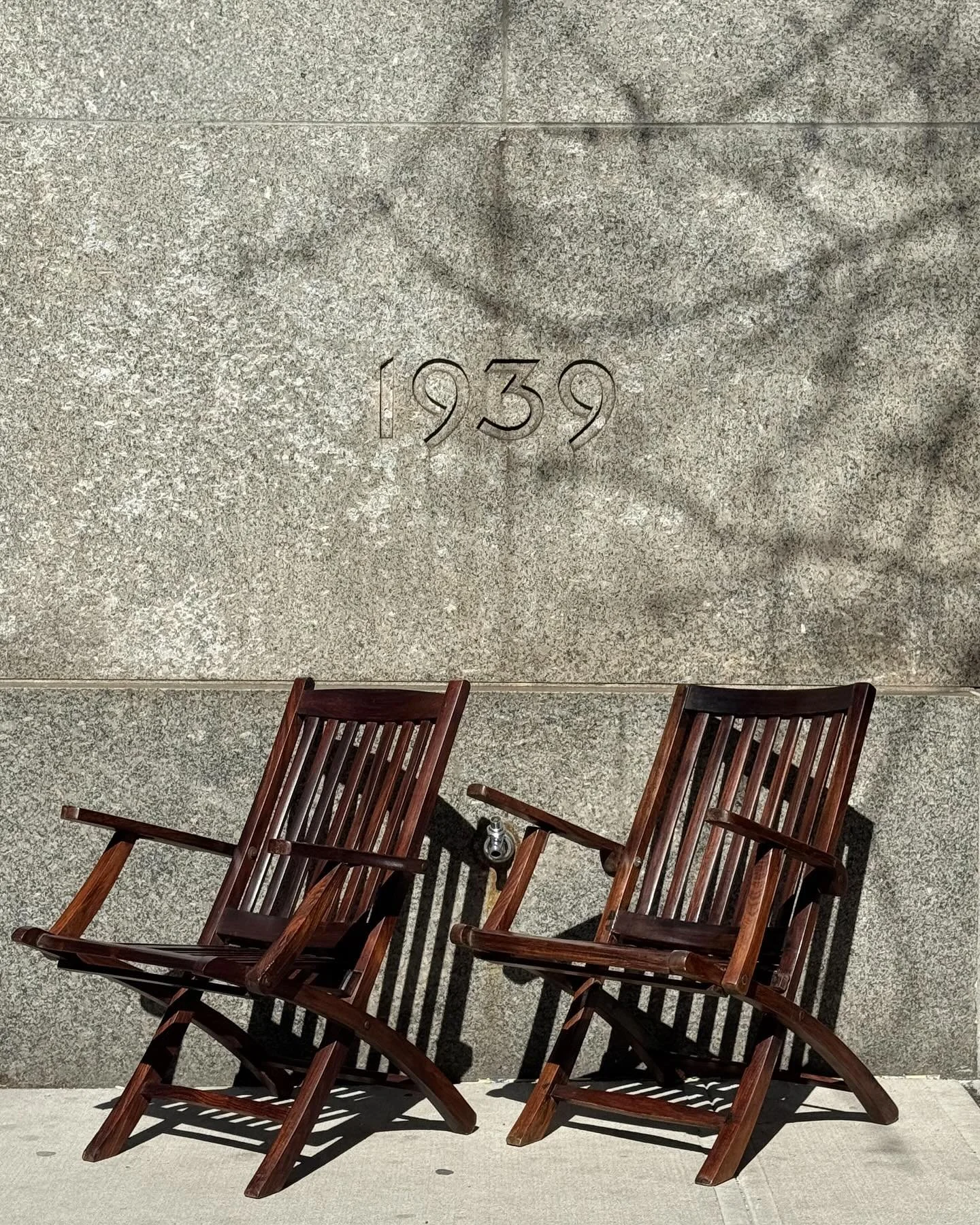 Antique Rosewood Folding Deck Chairs &bull; $195 each
&bull;
&bull;
&bull;
&bull;
&bull;
#rosewood #chair #deckchair #patio #vintagehome #backyard #antique #antiquechair #vintageshopping #cruise #ship #deck #sailing #vintagechair #interiordesign #des