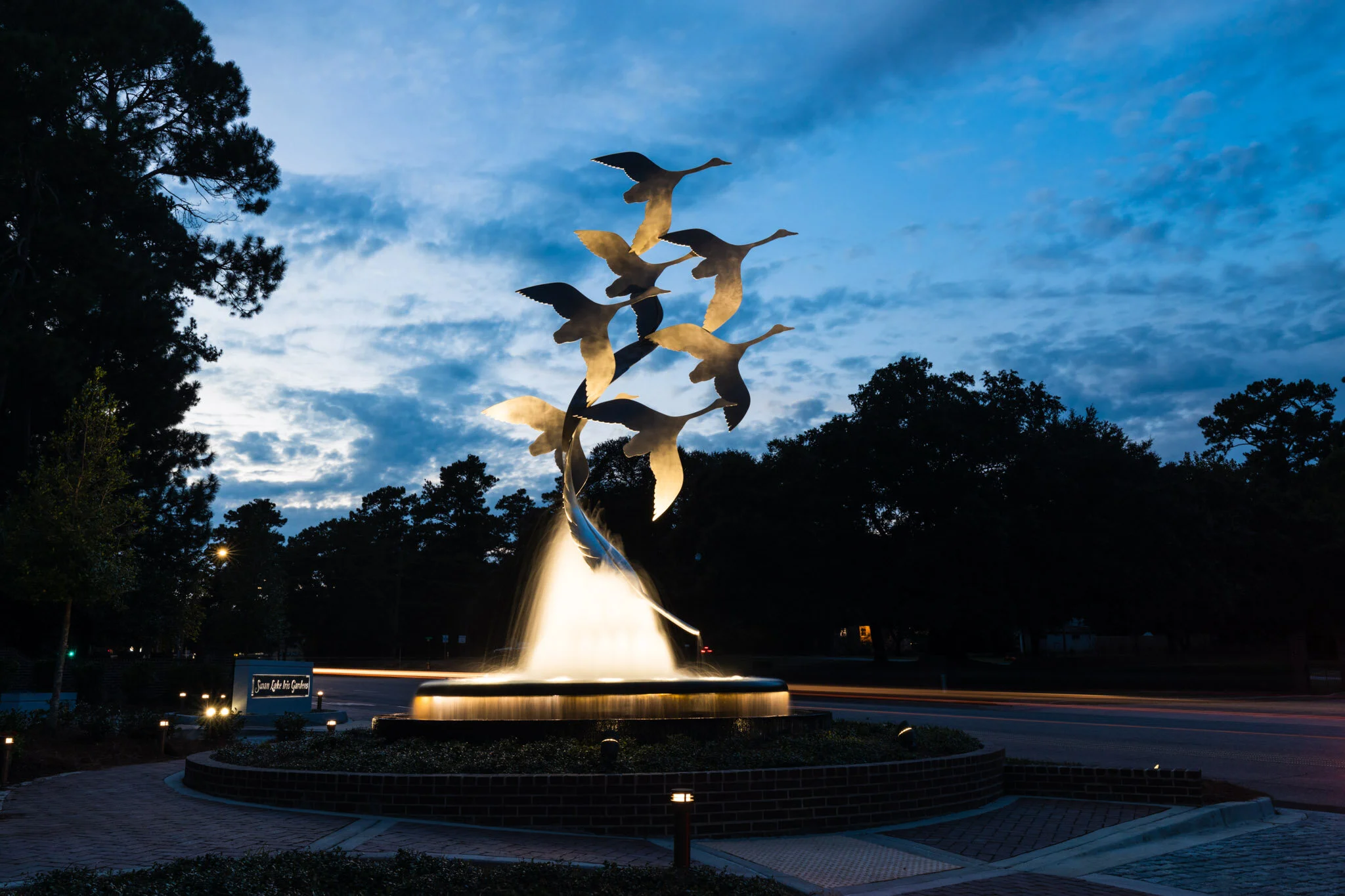 "Seven Swans" at Swan Lake