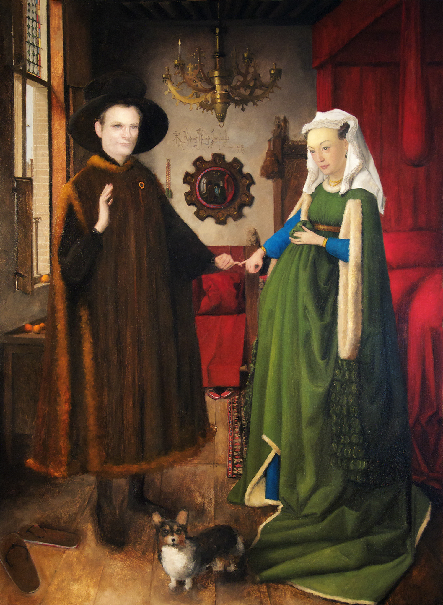 "Wedding." Oil on wood panel. 24 x 32 inches. 2012.
