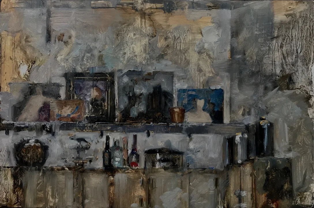 "Above the Kitchen Cabinets"