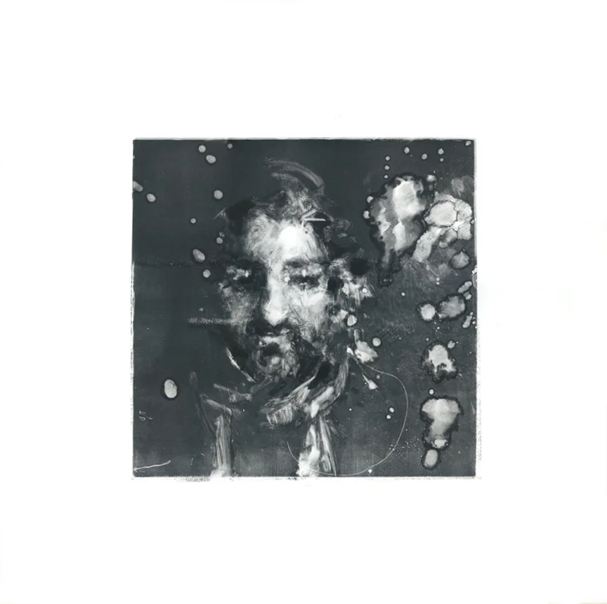 “Rubino,” monoprint, 18 x 20 inches, 2018.