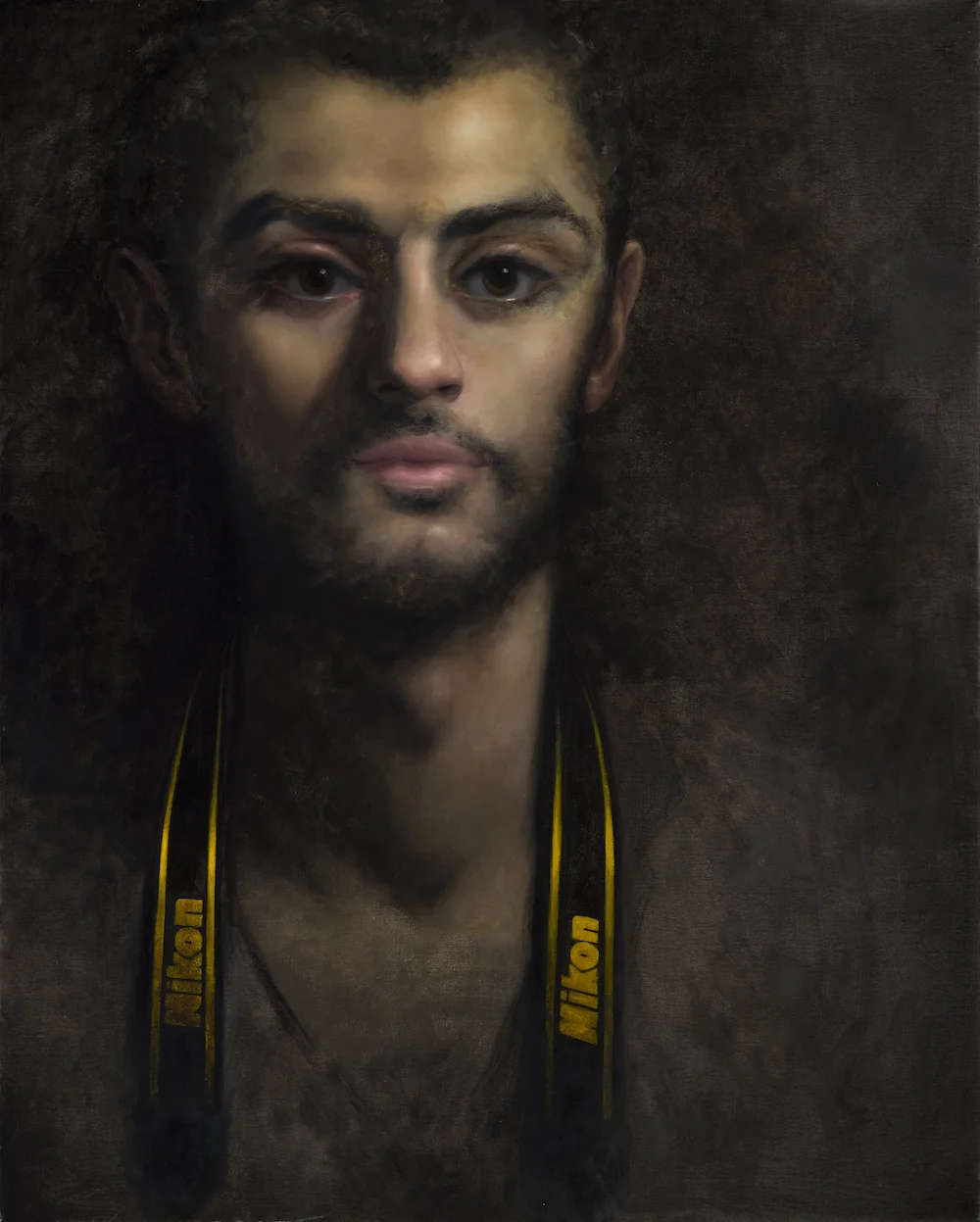 “Tarek,” oil on linen, 30 x 24 inches, 2013.