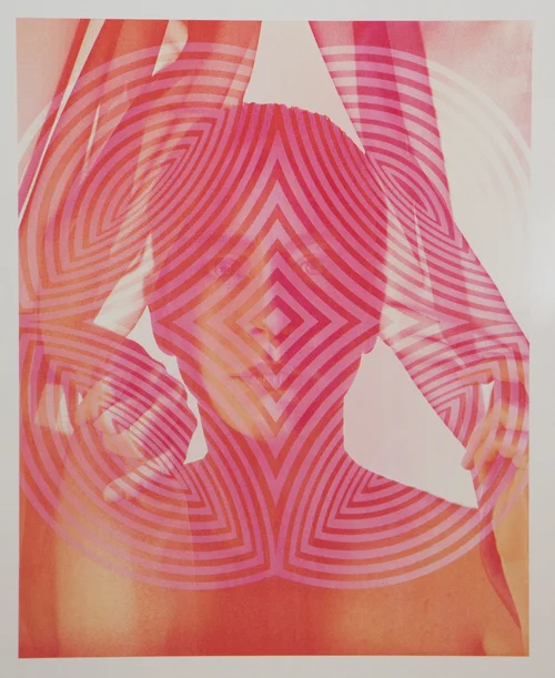 Ellen Carey, Photo-litho Self Portrait Series, 1987