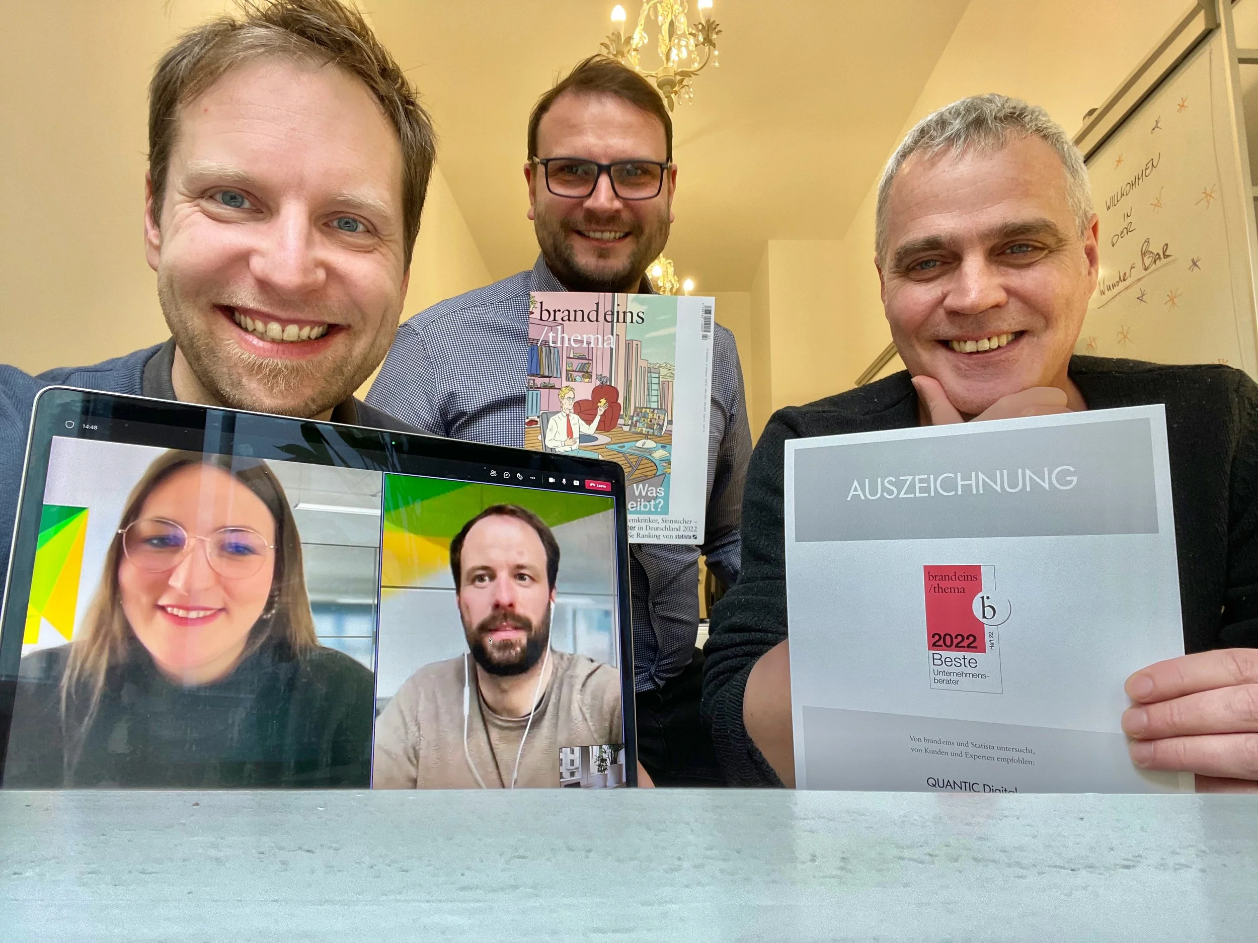 Unternehmensgründung QUANTIC Digital GmbH – Prämierte digitale Unternehmensberatung (2015)