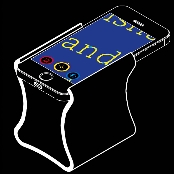 Smartphone Stand — Visor Magnifier App for iPhone and Android