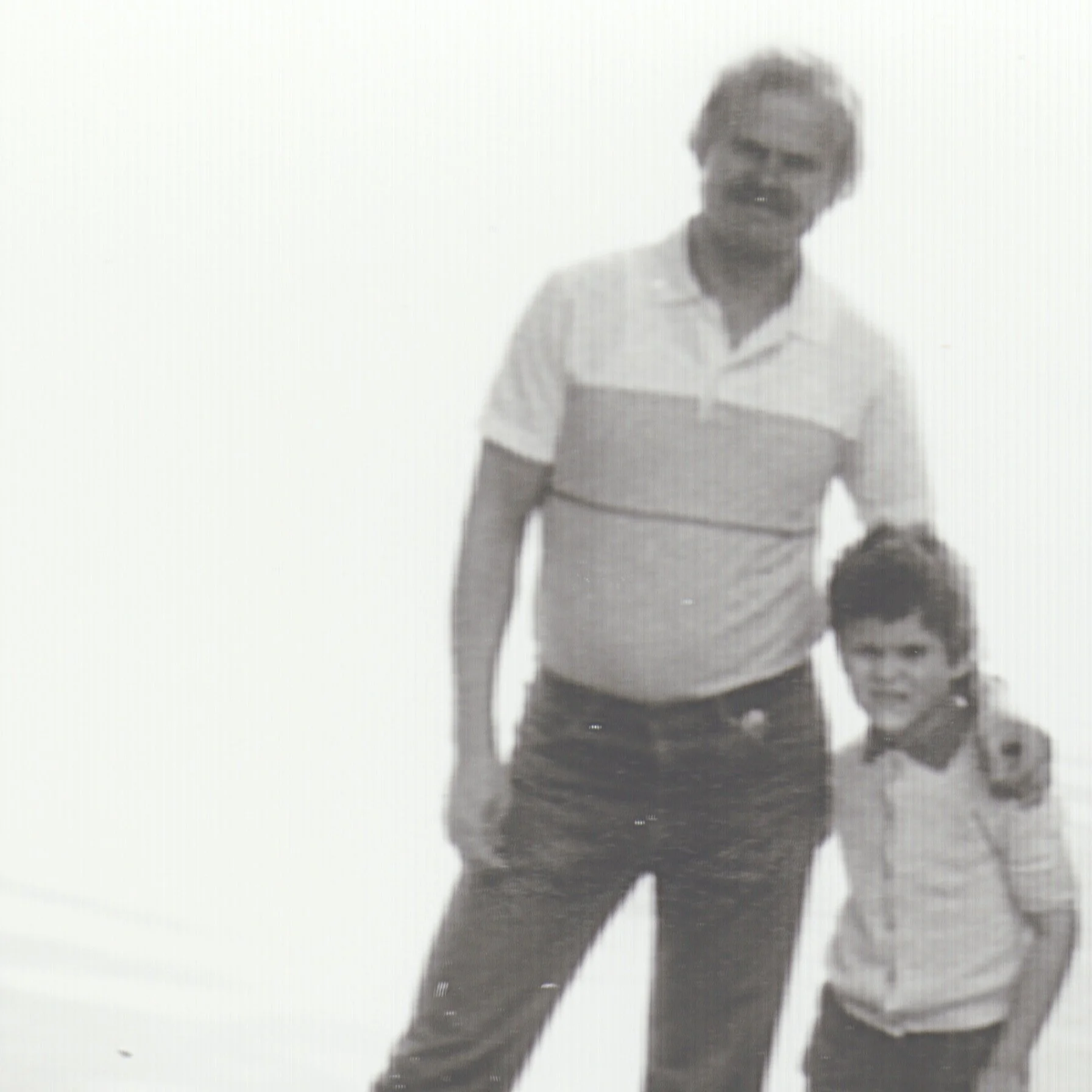 My dad and me in the late 80s