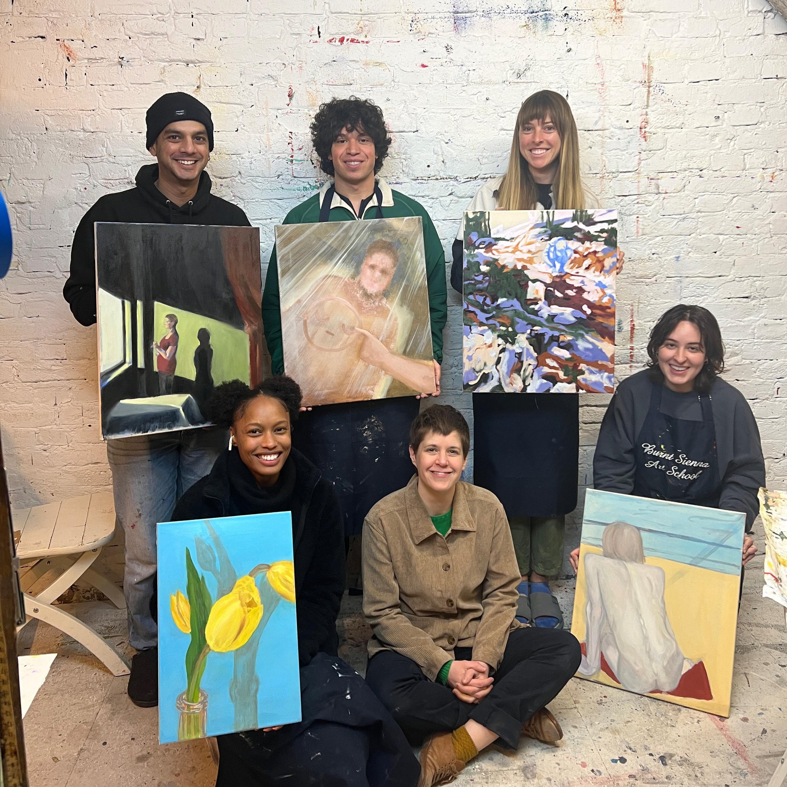 And just like that our spring foundation courses are finished! Our next round of foundation courses start end of May. We have just a couple spots available! 

Here&rsquo;s a picture of our Friday morning spring oil painting group with their finished 
