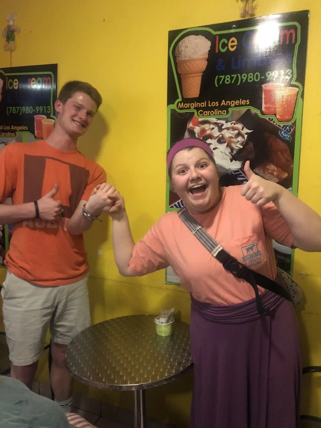 Richard White and Taylor Vaughan became best friends at this very moment in Puerto Rico