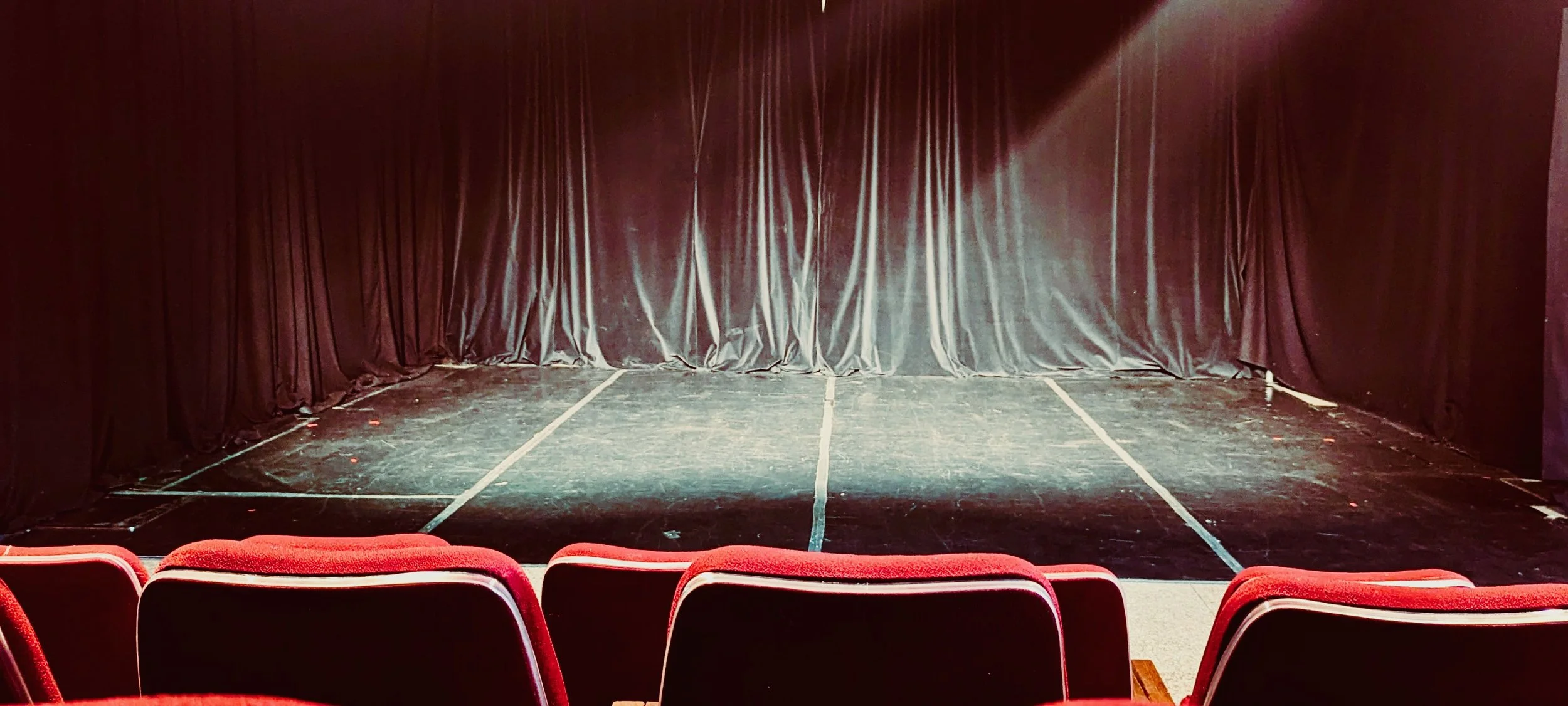 Le studio d'essai de la porter rouge
