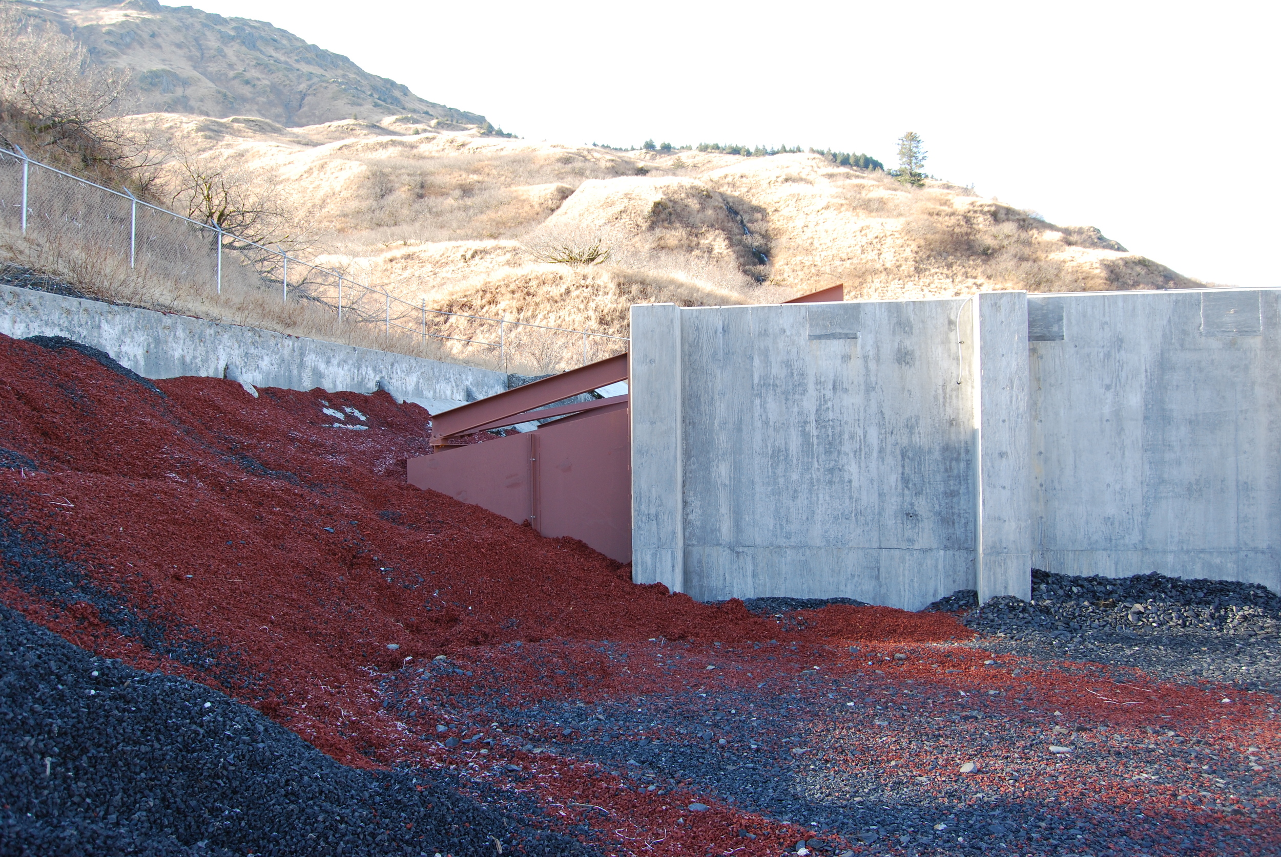 Bullet Trap and Concrete Side Containment Walls