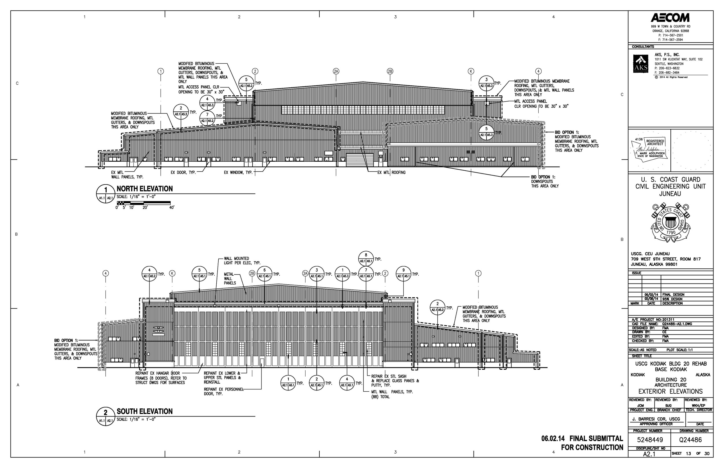 Building 20 Proposed Elevations