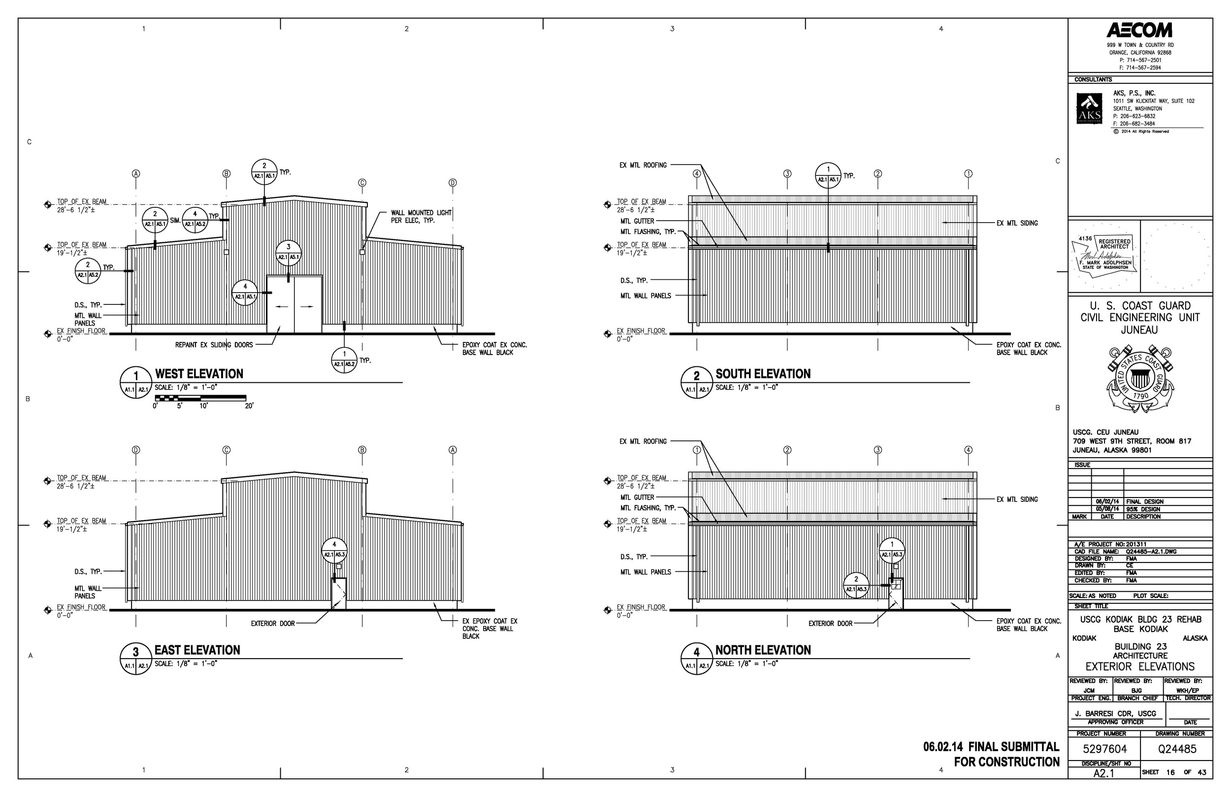 Building 23 Proposed Elevations
