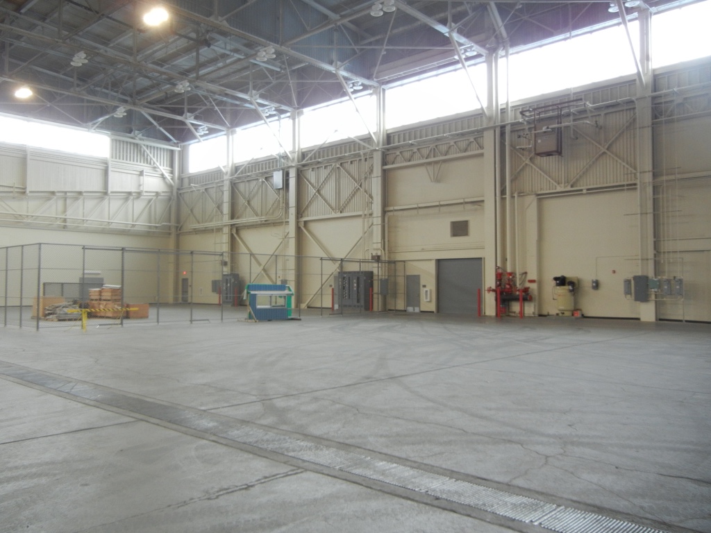 Hangar Bay Wall after Renovation