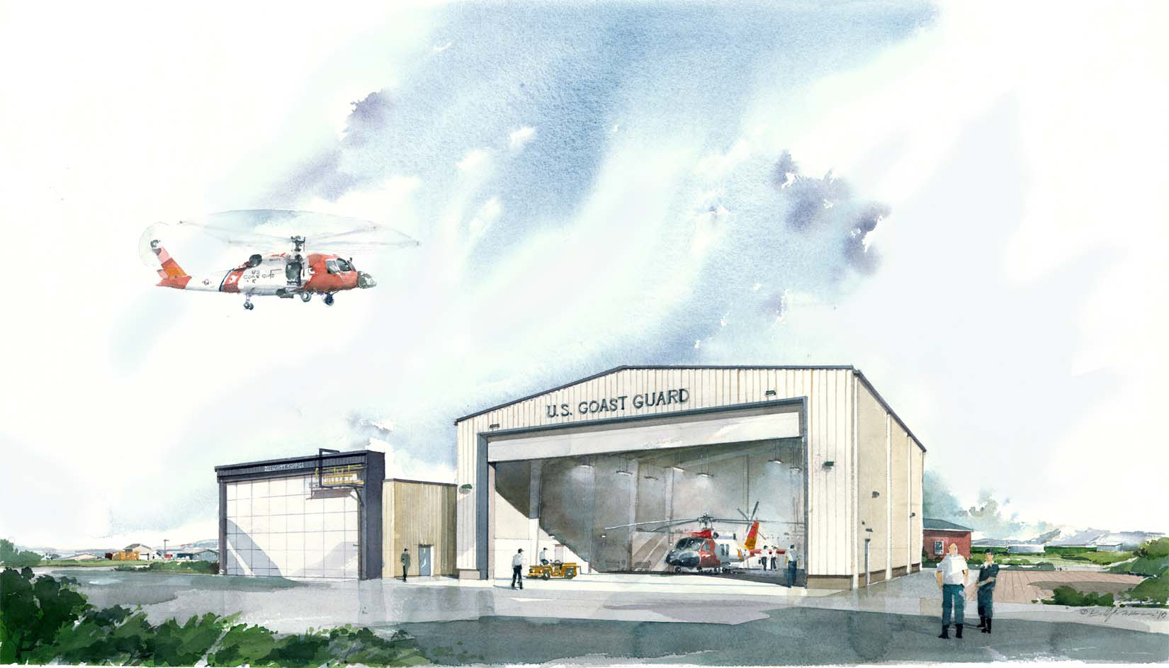 Hangar Rendering