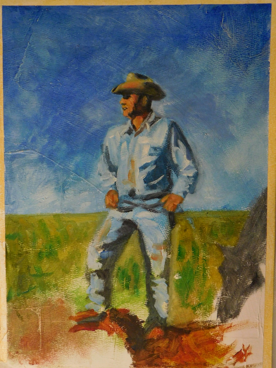 Painting demo from NG photo reference