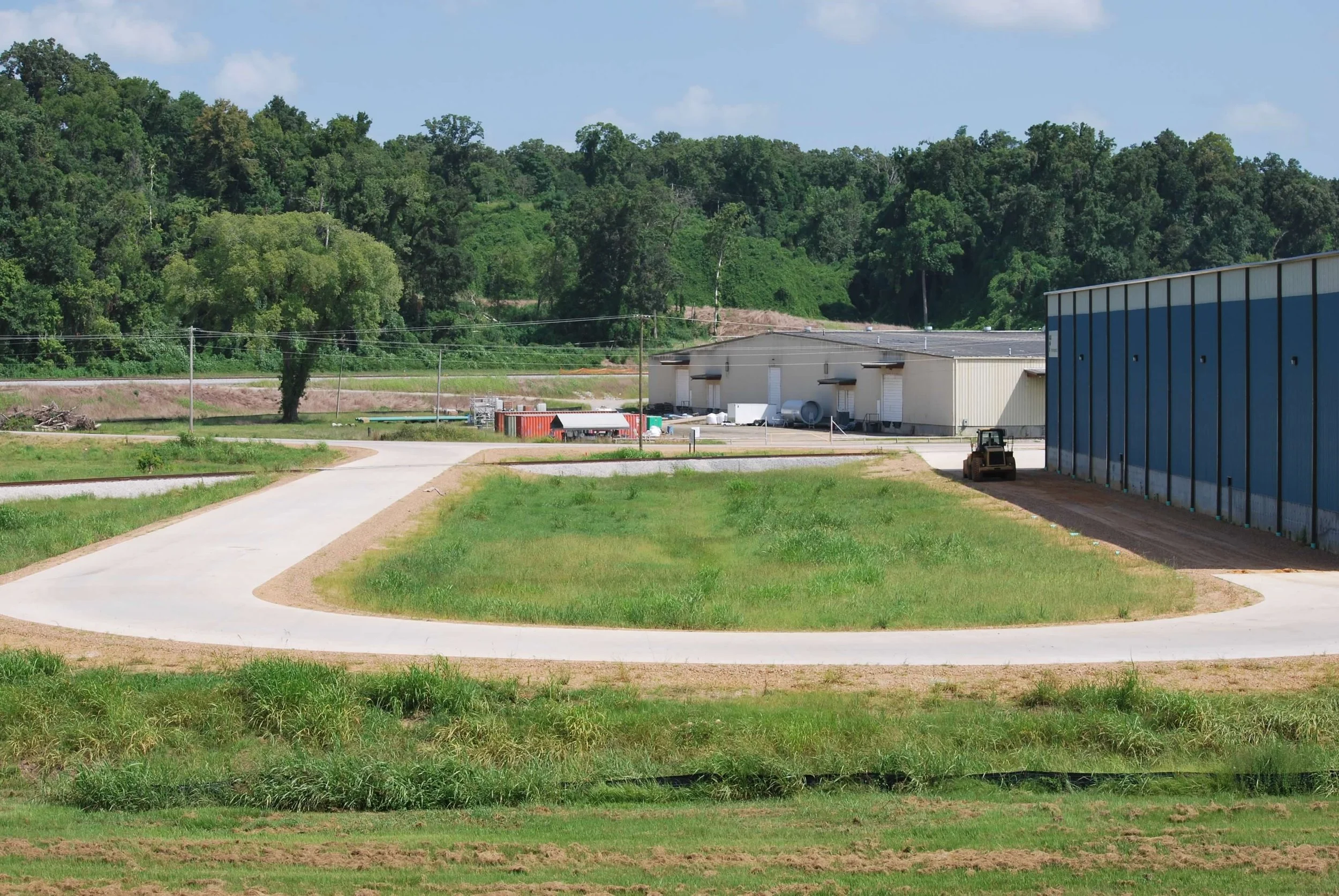 Concrete Drive and Metal Building.JPG