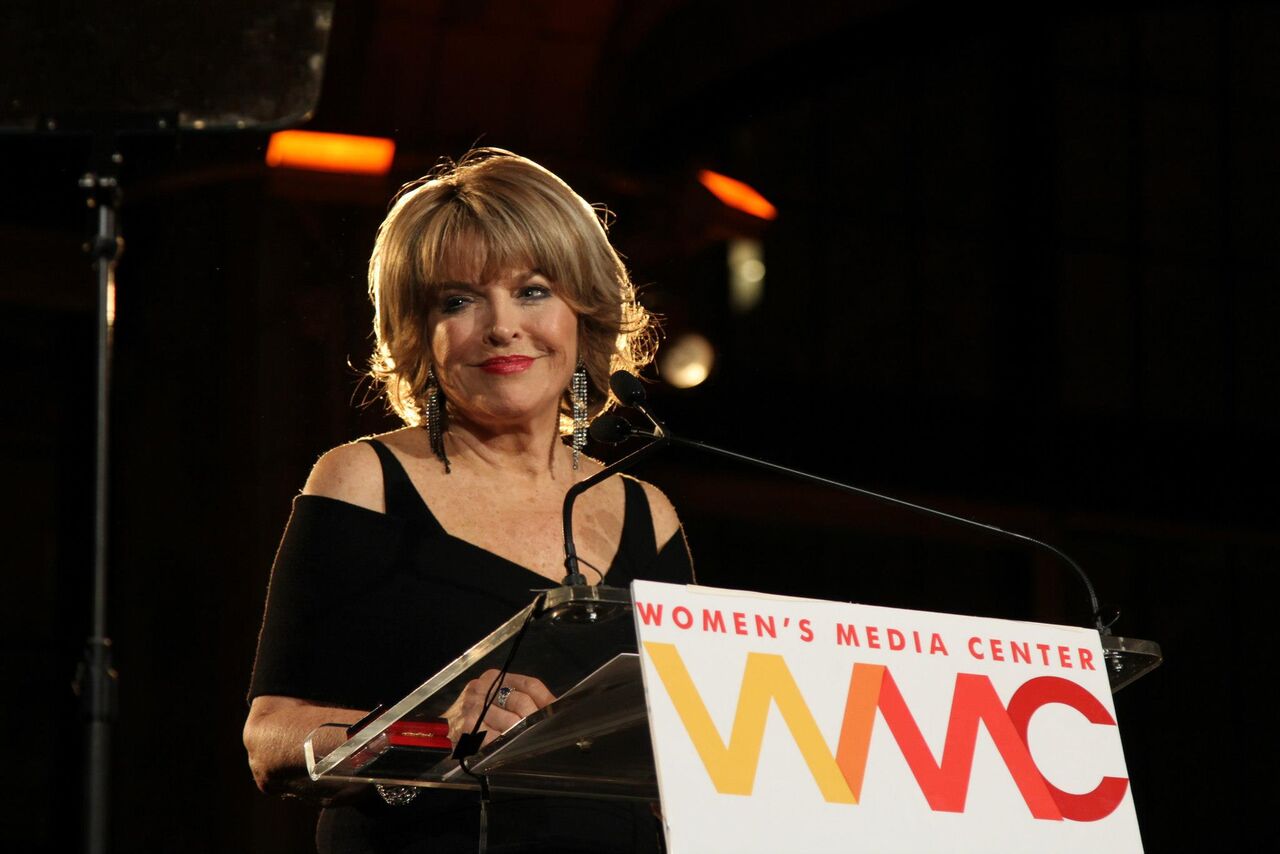 Accepting the lifetime achievement award
