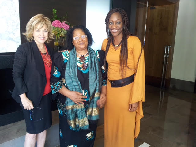 With Joyce Banda and Hafsat Abiola-Costella