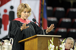 Giving a Commencement Address at the University of Georgia