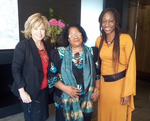 With Dr. Joyce Banda and Hafsat Abiola-Costella