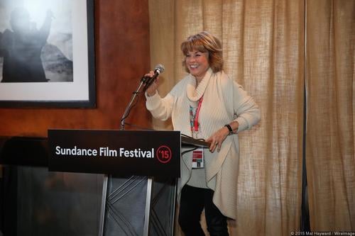 Hosting an event at last year's festival (photo by Matt Hayward)