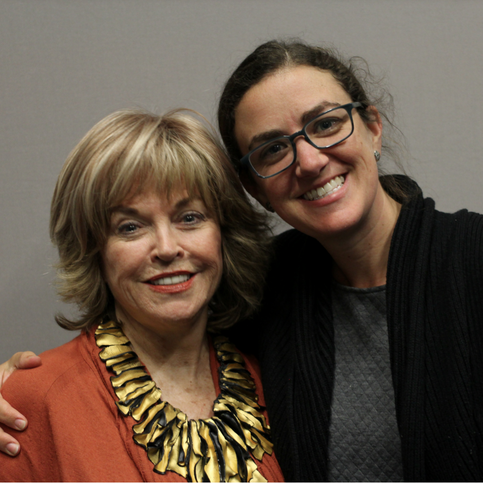 Courtney Martin and I in 2015. (Photo courtesy of StoryCorps )