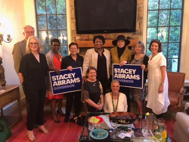 Scott and I had the honor of hosting a “Making the Future Better for All Georgians” with Stacey Abrams in Atlanta earlier this year.