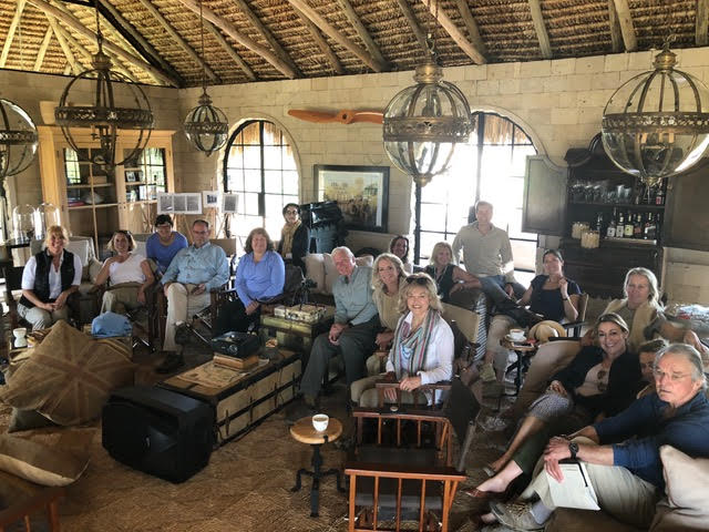  Attendees listening to a learning journey talk at 2018 Roar &amp; Restore Retreat. 