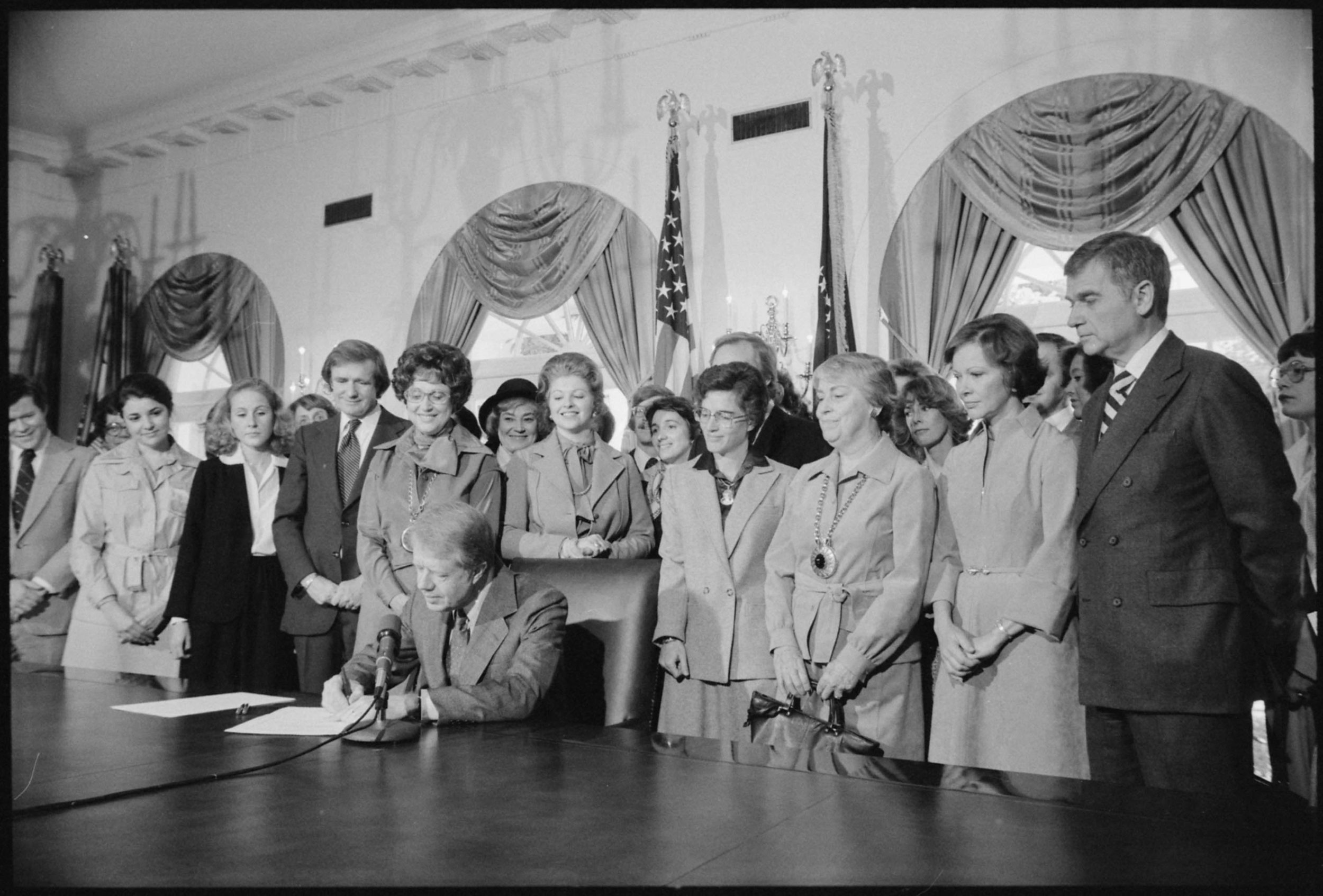   Pres. Jimmy Carter Signing Extension of Equal Rights Amendment (ERA) Ratification on October 20, 1978. Despite the 1982 deadline, many in Congress are working to extend it to allow for new ratifications from states.  