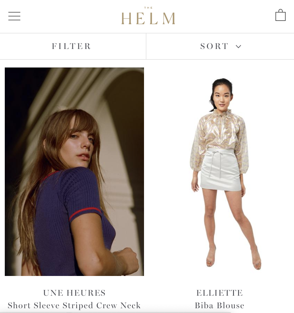  The Helm store launched this week at  TheHelm.co . 