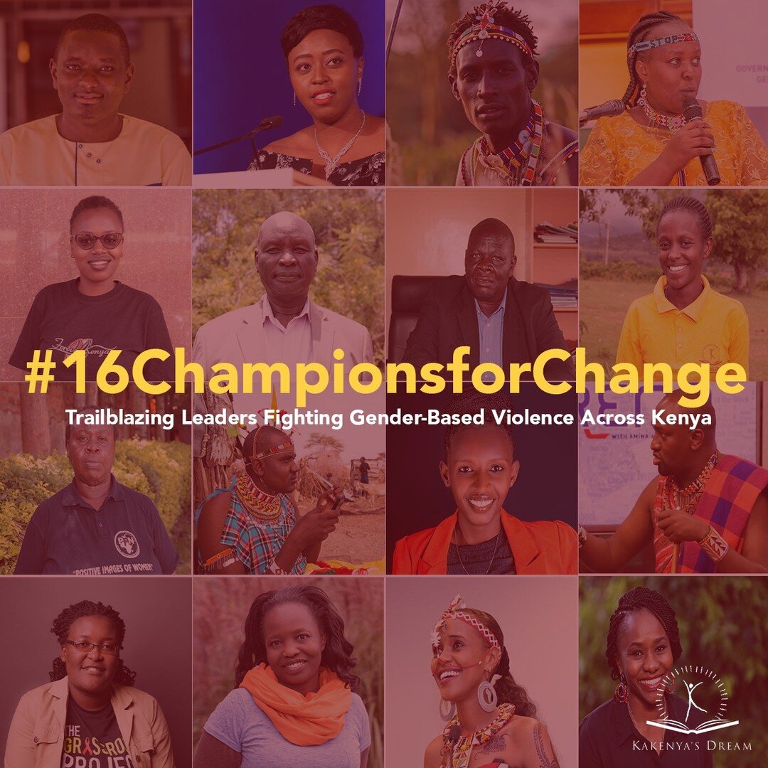 Celebrate the #16DaysofActivism with @KakenyasDream&rsquo;s #16ChampionsforChange
campaign spotlighting the crucial work of 16 Kenyan leaders to #EndGBV.
bit.ly/16ChampionsforChange