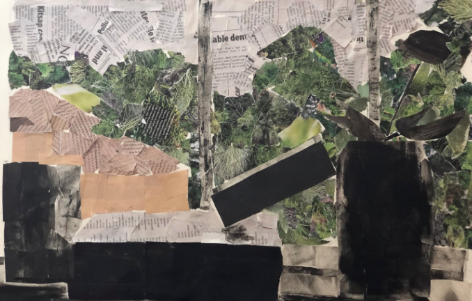 Observational Windowsill Collage