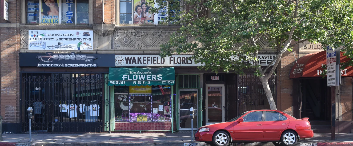 The site on North Broadway of the final accordion studio of Guido Deiro, the man who brought the piano accordion to the USA.