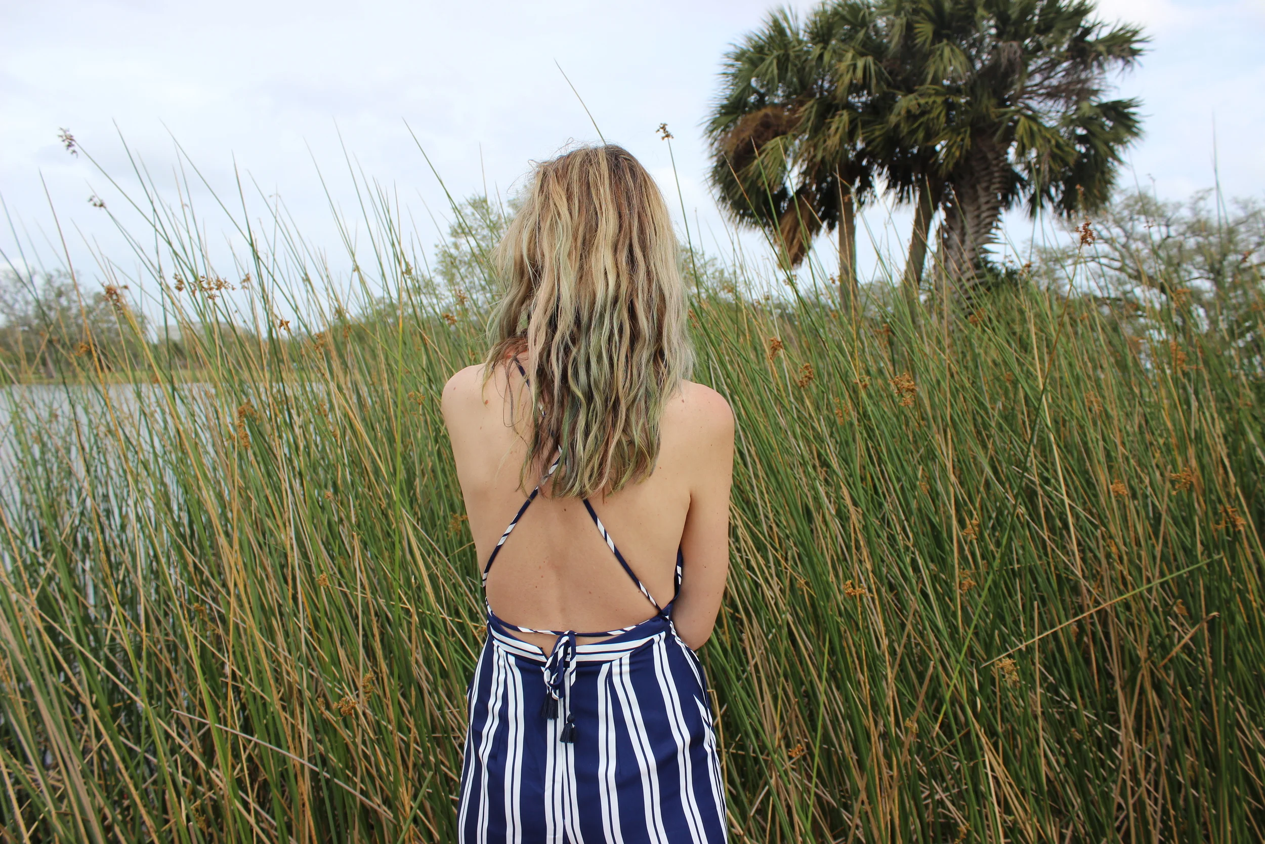 Overlooking the bayou in City Park.
